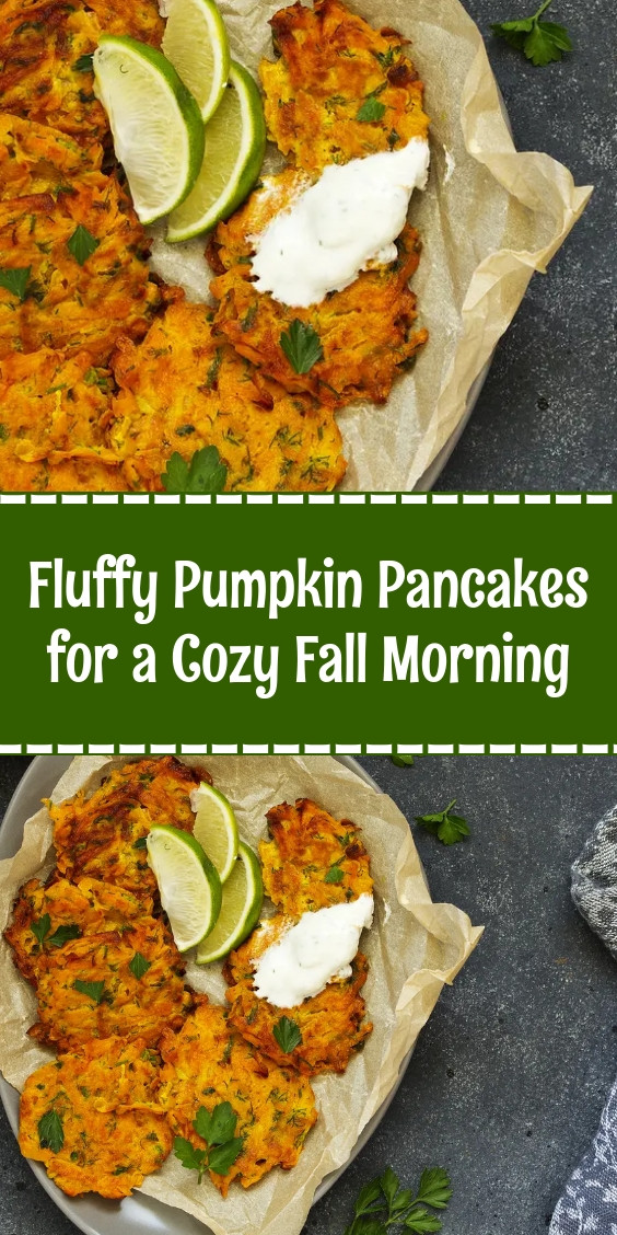 Fluffy Pumpkin Pancakes for a Cozy Fall Morning