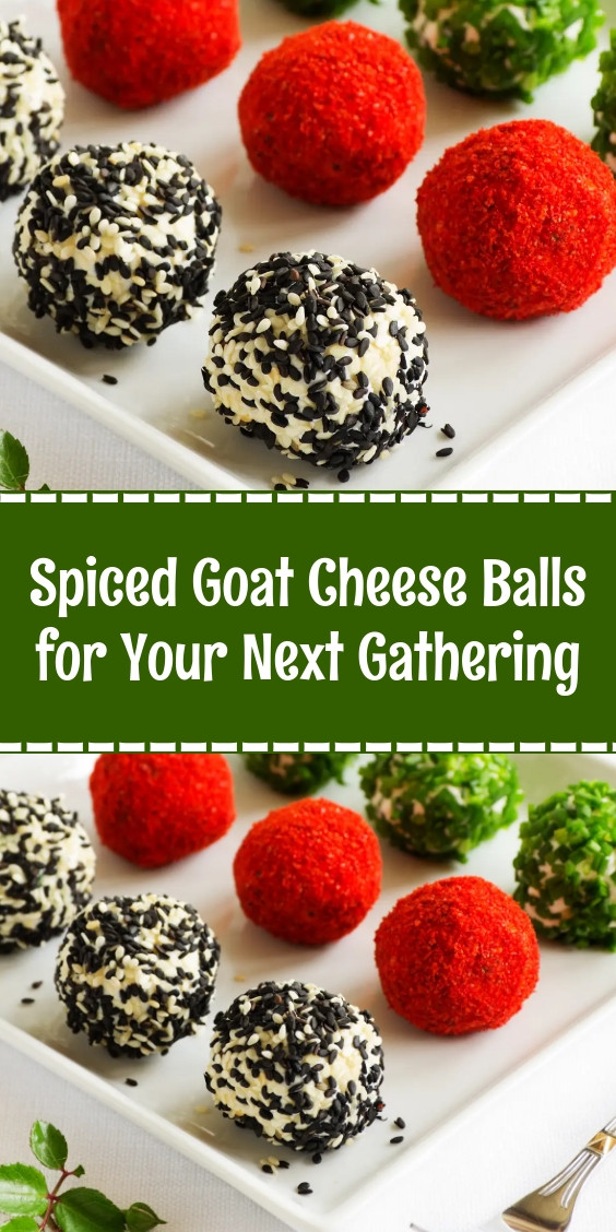 Spiced Goat Cheese Balls for Your Next Gathering
