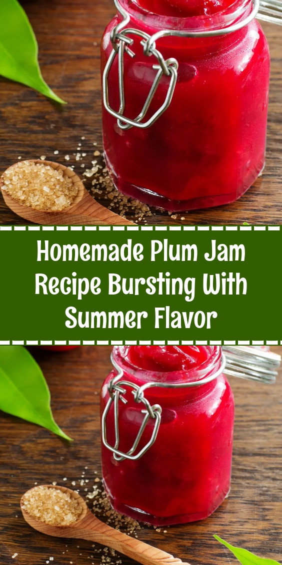 Homemade Plum Jam Recipe Bursting With Summer Flavor