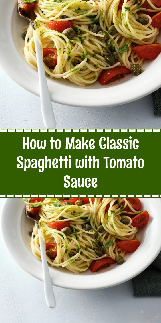 How to Make Classic Spaghetti with Tomato Sauce